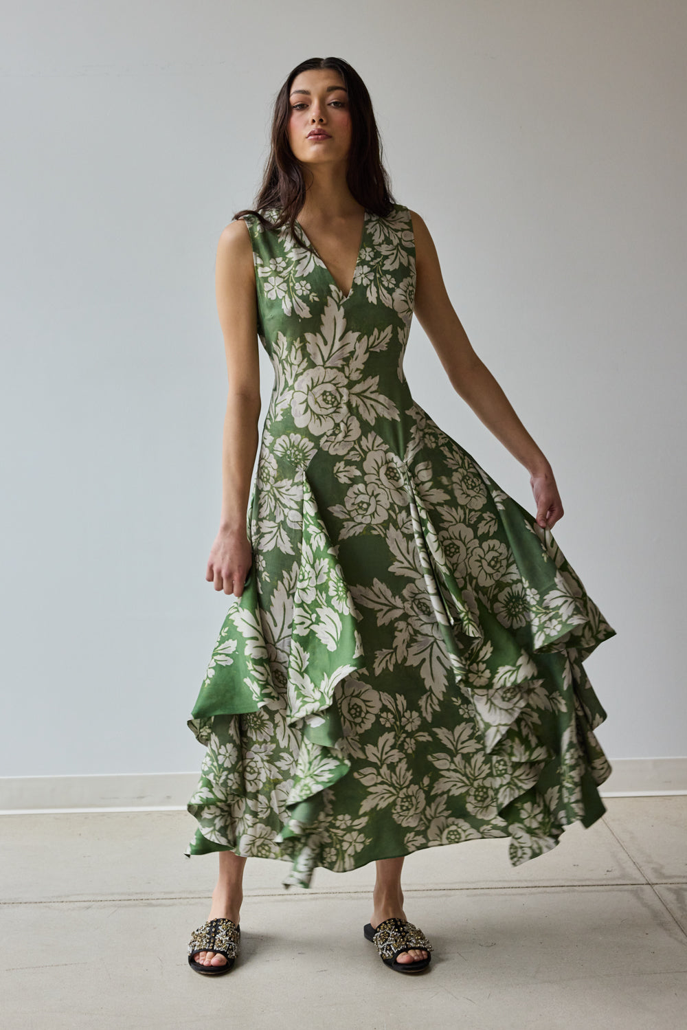 tracy reese green dress Dresses Hope for Flowers by Tracy Reese