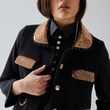Embellished Micro Jacket