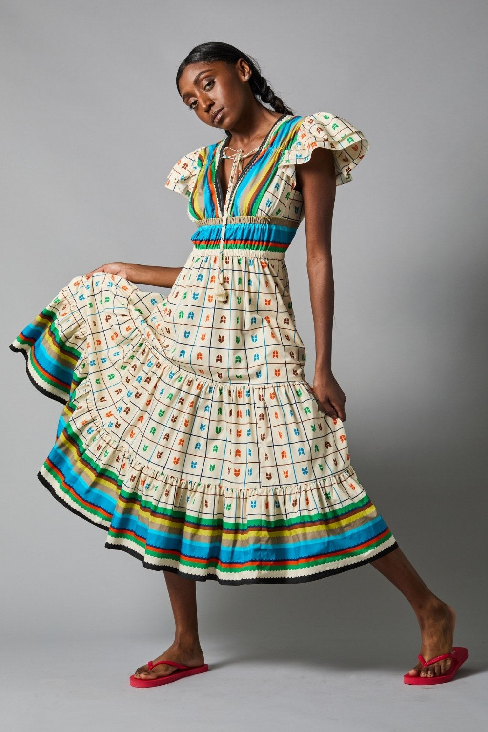 Tiered Peasant Dress Hope for Flowers by Tracy Reese Tiered Peasant Dress Hope for Flowers by Tracy Reese