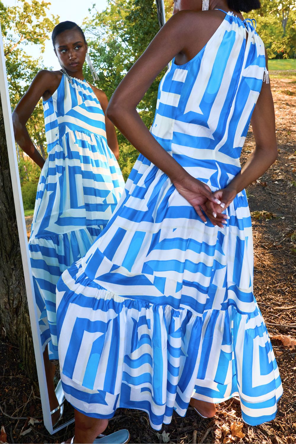 High/Low Halter Maxi Dress Hope for Flowers by Tracy Reese High/Low Halter Maxi Dress Hope for Flowers by Tracy Reese