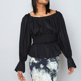 Shirred Bodice Blouse