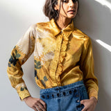 Frilled Button Down