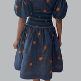 Midi Dropped Waist Dress