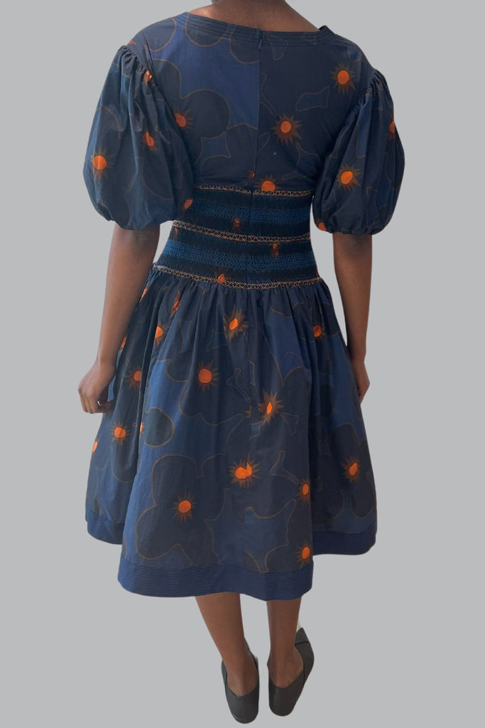 Hope for Flowers by Tracy Reese ★ Linen Smocked Midi Dress Smocked Dress – Hope for Flowers by Tracy Reese