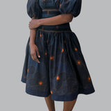 Midi Dropped Waist Dress