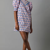 Mini Smocked Shirt Dress