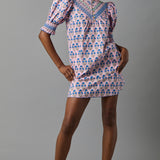 Mini Smocked Shirt Dress