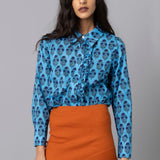 Frilled Button Down