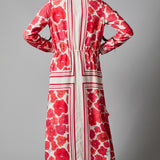 Band Collar Shirtdress