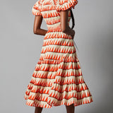 Tiered Peasant Dress