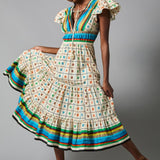 Tiered Peasant Dress