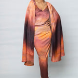 Caped Blouse
