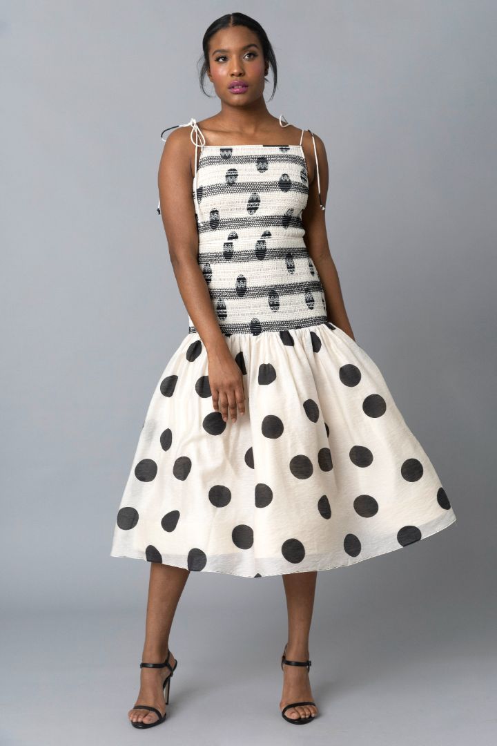 Hope for Flowers by Tracy Reese ★ Linen Smocked Midi Dress Audrey Frock – Hope for Flowers by Tracy Reese