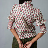 Frilled Button Down