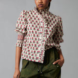 Frilled Button Down