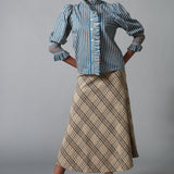 Frilled Button Down