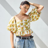 Off Shoulder Ruched Top