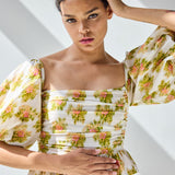 Off Shoulder Ruched Top