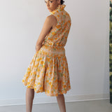 Sleeveless Frilled Buttondown