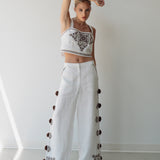 Embellished Pom Pom Pant