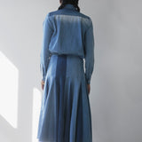 Patchwork Godet Skirt