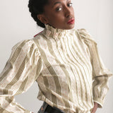 Pintucked Blouse