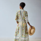 Band Collar Shirtdress