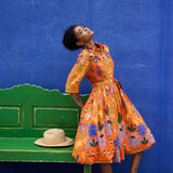 Bubble Hem Shirtdress