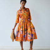 Bubble Hem Shirtdress