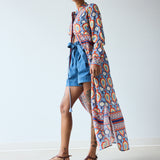 Band Collar Shirtdress