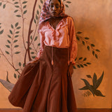 Box Pleat Skirt