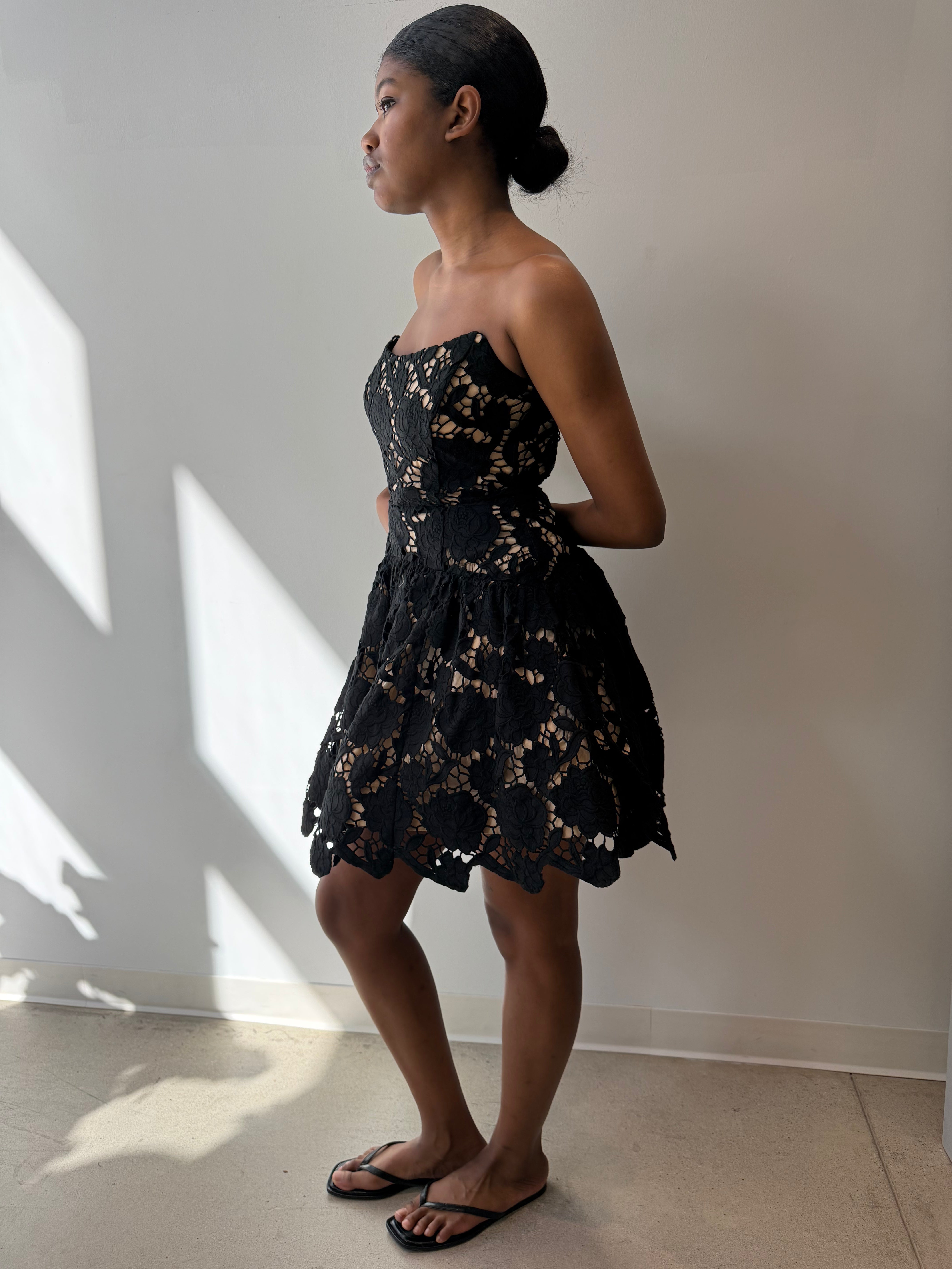 tracy reese black lace dress Plenty by Tracy Reese Blue/Black Lace Dress