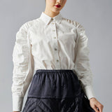 Shirred Sleeve Shirt