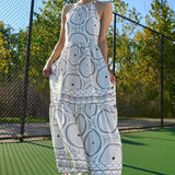 High/Low Halter Maxi Dress