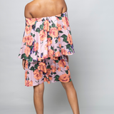 Short Tiered Off Shoulder