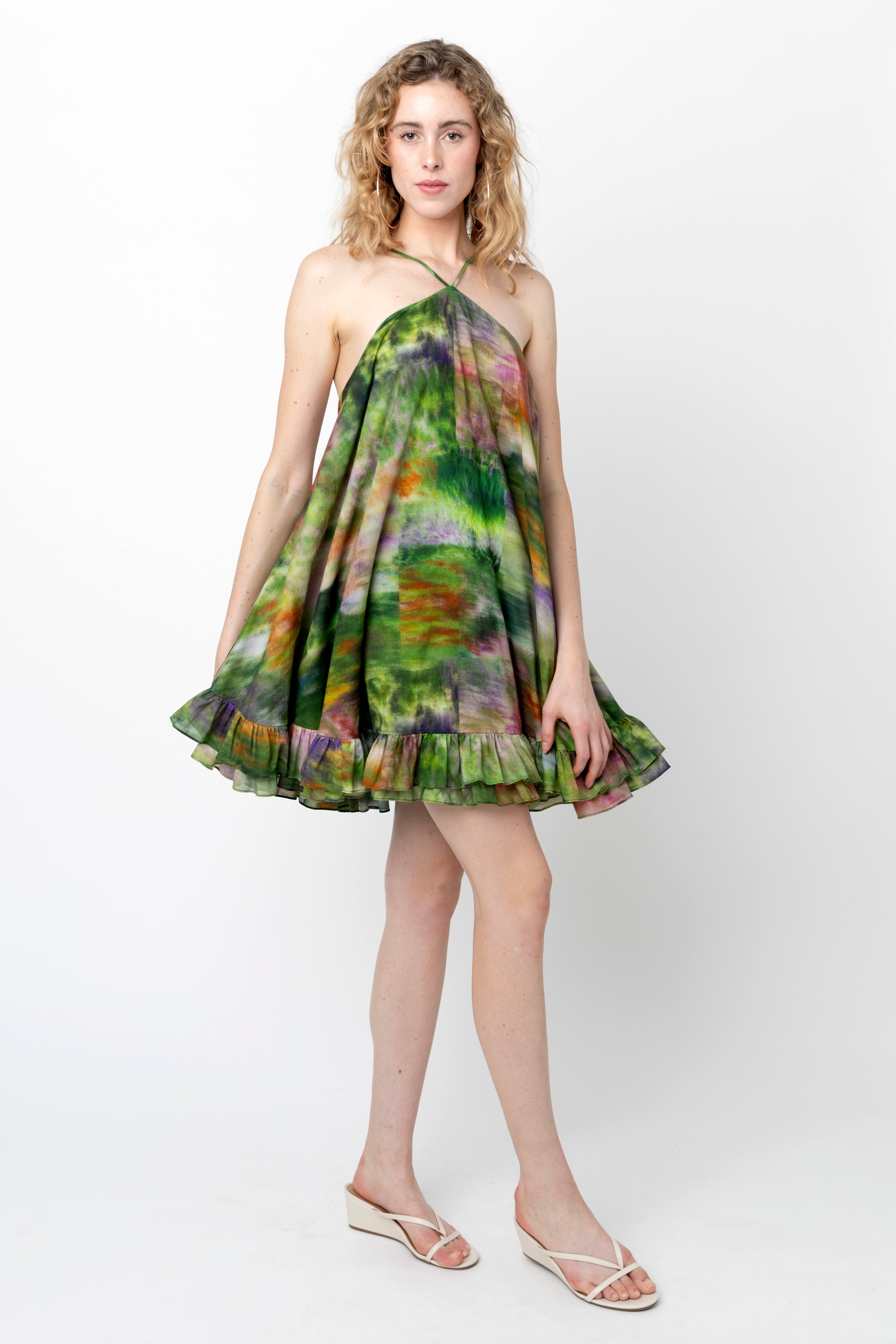 Hope for Flowers by Tracy Reese ★ Linen Smocked Midi Dress Smocked Dress – Hope for Flowers by Tracy Reese