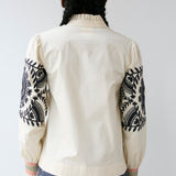 Embroidered Sleeve Shirt
