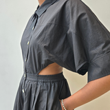 Shirtwaist Jumpsuit