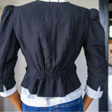 Parchment Puff Sleeve Jacket