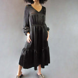 Black Tiered Shift