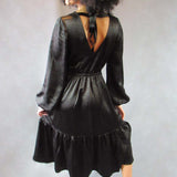 Black Tiered Shift