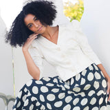 Parchment Puff Sleeve Jacket