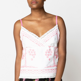 Lace Edged Surplice Cami