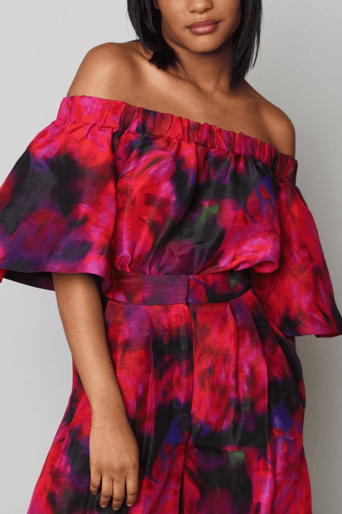 Off shoulder dress sales blouse